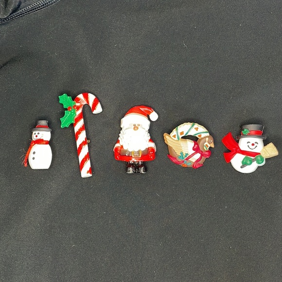 Vintage pin set of 17 (variety of Fall & winter) - Picture 3 of 10